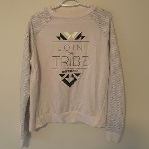 White Adidas Sweatshirt